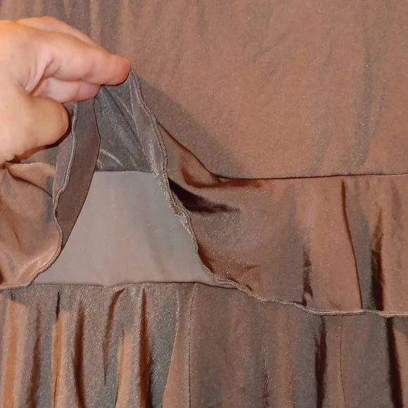 Arden B Brown Ruffle Mini Skirt - Picture 4 of 5